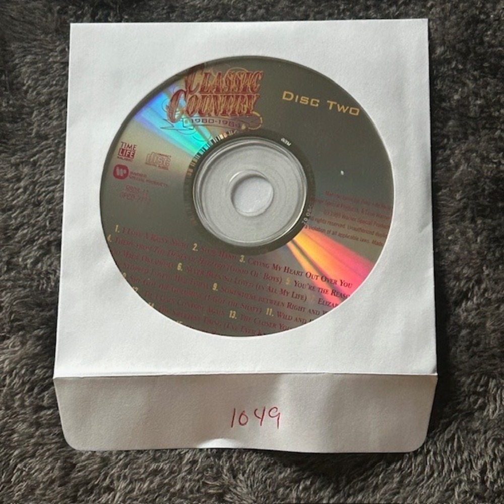 Classic‎ Country 1980–1984 Disc Two Loose CD Bundle Deal - Picture 2 of 2